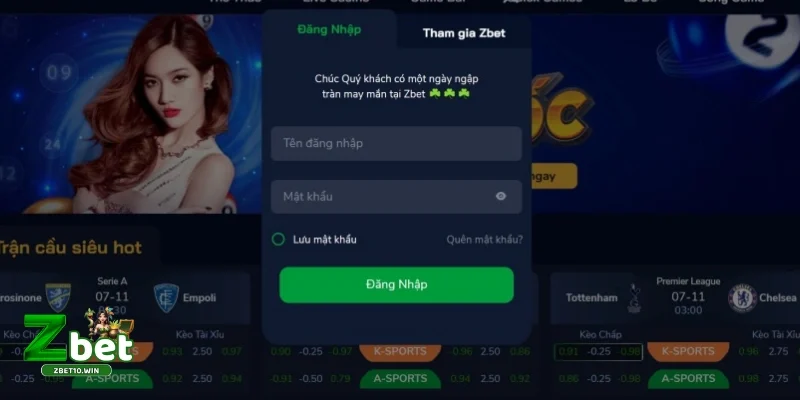 Đăng ký - Đăng Nhập ZBET Hỗ trợ khách hàng 24/7 cho người chơi chuyên nghiệp